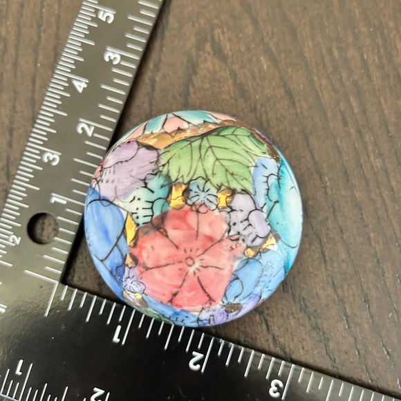 Vintage Fine Chinese Porcelain Thousand Flowers Ovoid Covered Ginger Jar Vase - Picture 10 of 16